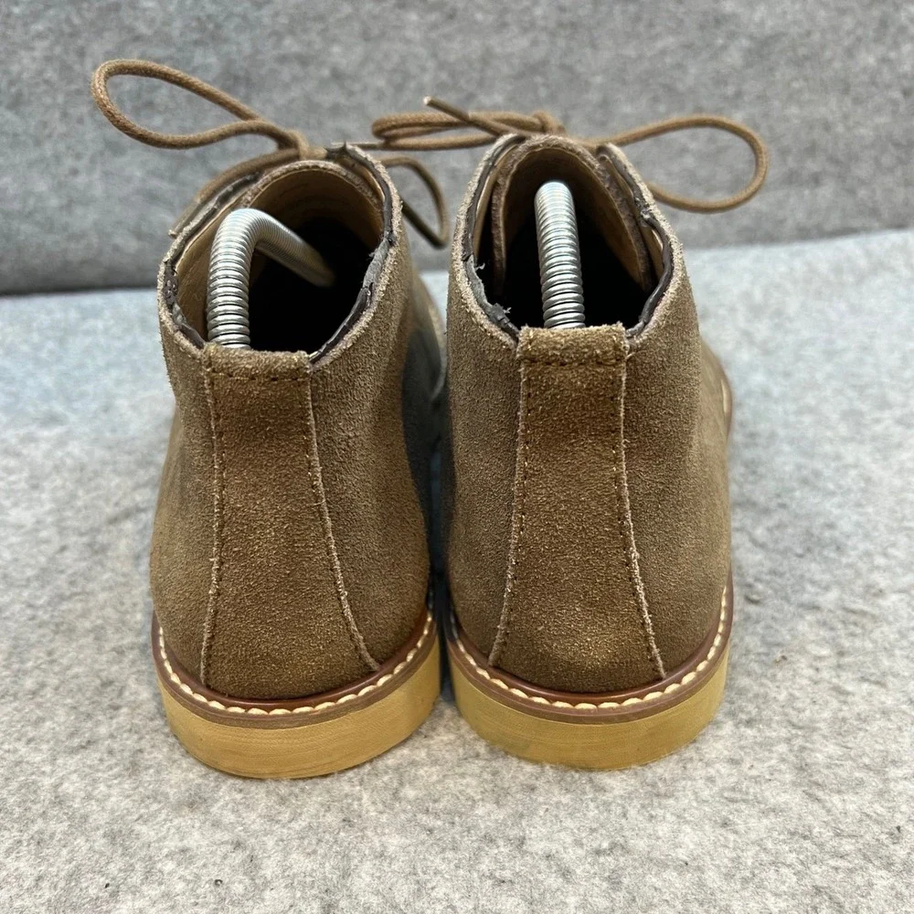 Banana Republic Mens Suede Chukka Boots Olive Brown Lace Up Desert Boots Size 8
